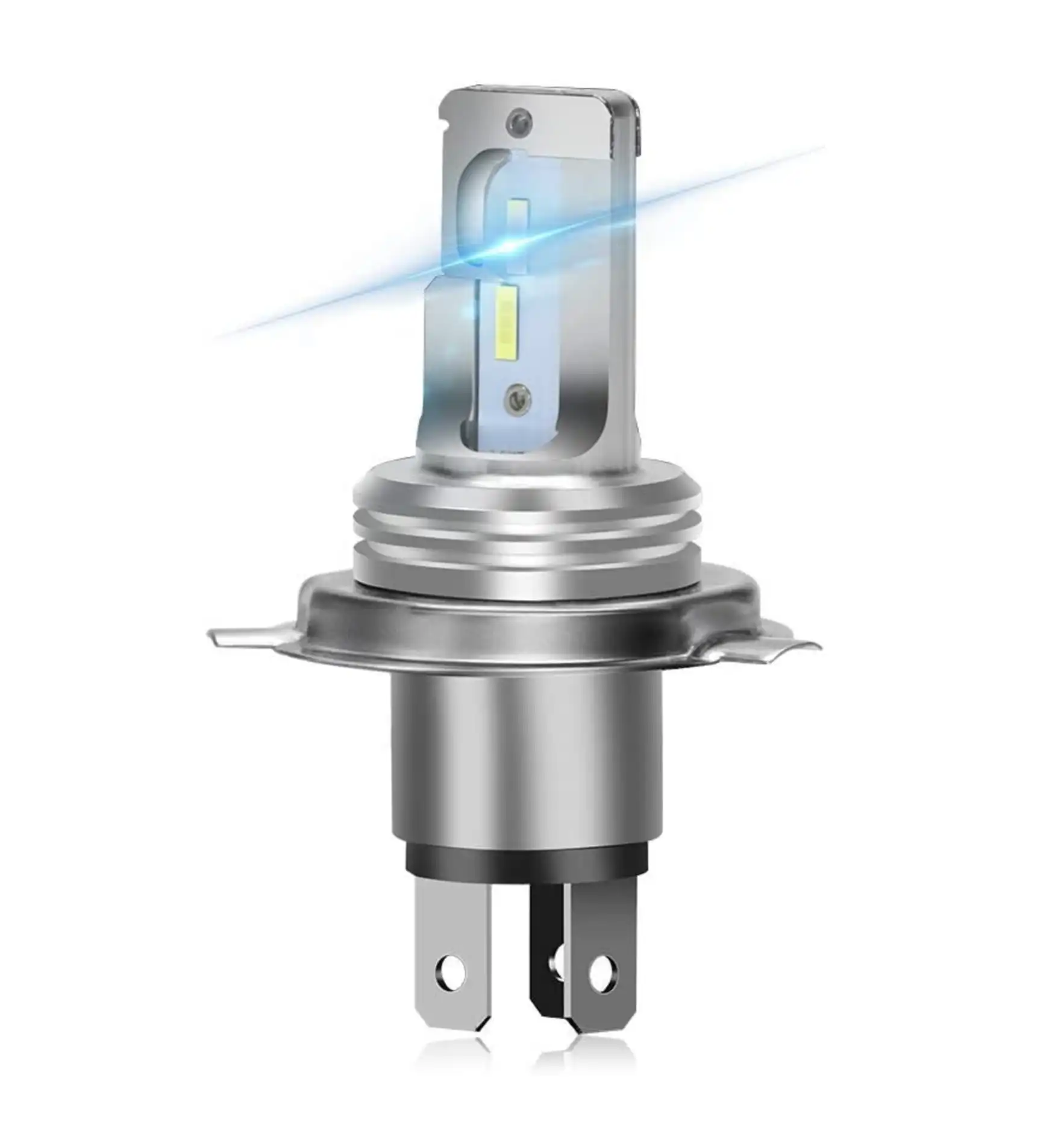 OPL5 H4 LED Motorcycle Headlight Bulb, 3600 Lumens Hi/Lo Beam 6000K Extemely Bright Xenon White Bulb