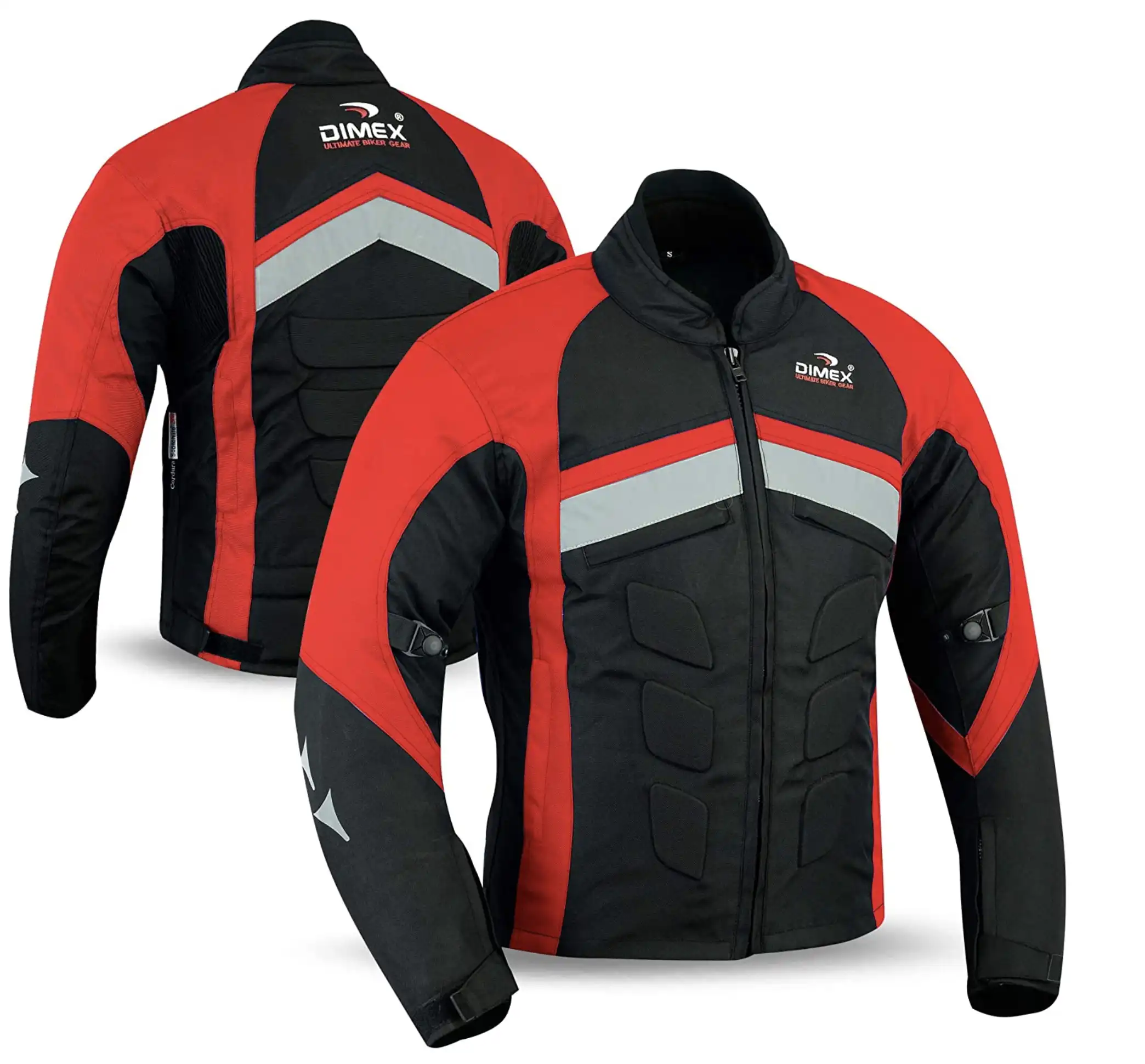 Mens Motorcycle Waterproof Cordura Textile Jacket